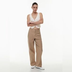 Wilfred Wide-Leg Pants in Beige